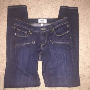 Paige Indio Zip Jeans